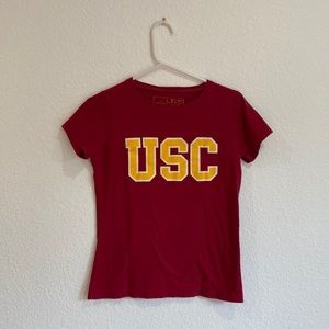 Classic deep red USC shirt sleeve